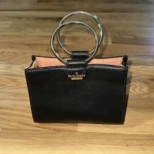 Kate Spade New York White Rock Mini Sam Leather Satchel w/Gold Handles